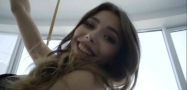  Hot Natural Teen Mila Azul in Slow Motion